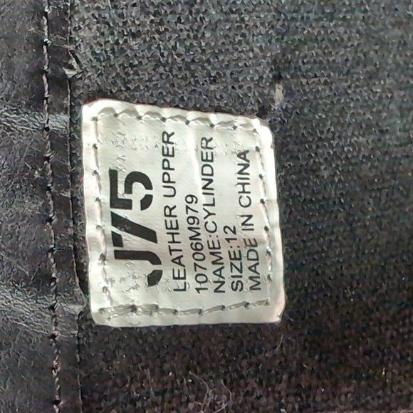 J75 Jump Mens Black Leather Combat boots,Size 12. - Picture 8 of 12